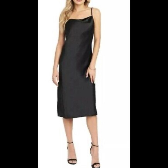 Bebe Shimmering Black Dress - Picture 5 of 8